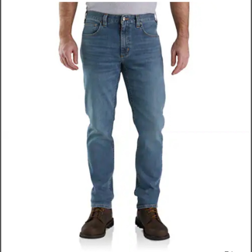 Slim Blue Jeans with Classic Denim Texture